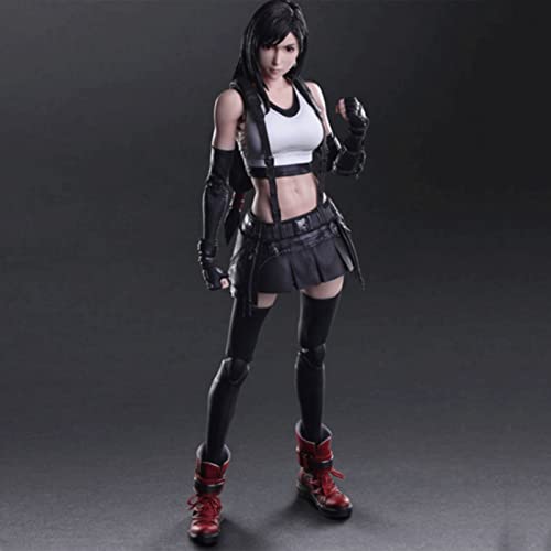 TANGMUER KO Versión Fantasía Final VII Remake: Play Arts TIFA Figura de acción Modelo de Caracteres del Juego JIGFLY