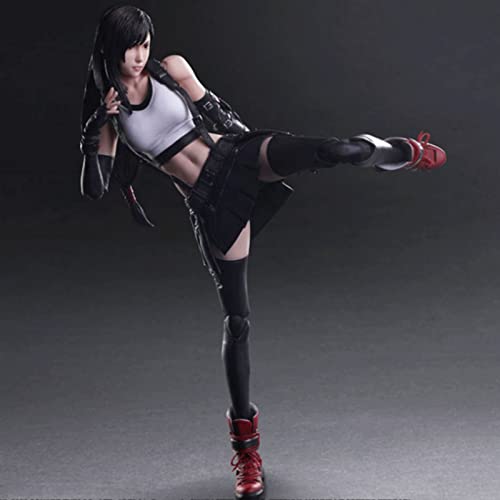 TANGMUER KO Versión Fantasía Final VII Remake: Play Arts TIFA Figura de acción Modelo de Caracteres del Juego JIGFLY