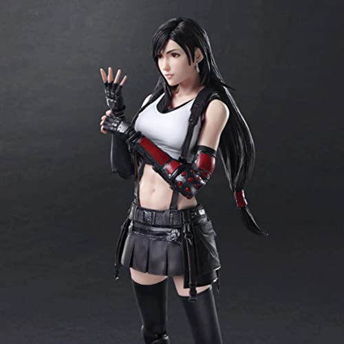 TANGMUER KO Versión Fantasía Final VII Remake: Play Arts TIFA Figura de acción Modelo de Caracteres del Juego JIGFLY