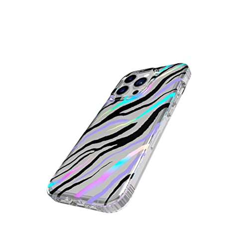 tech21 EVO Art Zesty Zebra - Funda Protectora para iPhone 13 Pro con Ilustraciones exclusivas y protección contra caídas múltiples de 12 pies