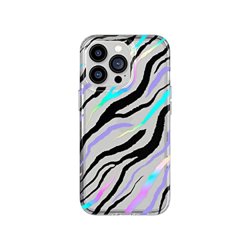 tech21 EVO Art Zesty Zebra - Funda Protectora para iPhone 13 Pro con Ilustraciones exclusivas y protección contra caídas múltiples de 12 pies