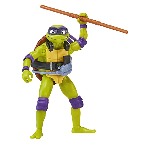 Teenage Mutant Ninja Turtles 83282CO Mutant Mayhem - Figura de acción básica de Donatello de 4.5 Pulgadas, Regalo Ideal para niños de 4 a 7 años y fanáticos de TMNT