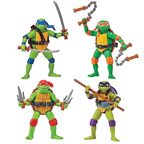 Teenage Mutant Ninja Turtles TMNT Movie Turtle Fig Soft Bundle