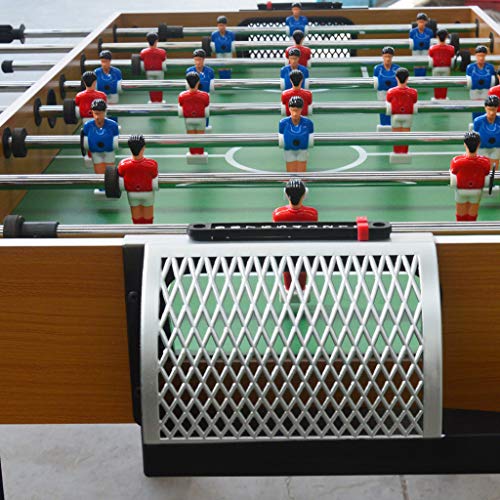 TEMKIN Mesa de futbolín Profesional de 47 Pulgadas, Mesa de fútbol Independiente, para Juegos multijugador en Interiores, Juego de fútbol de Mesa para Arcade, Sala de Juegos, Bar, Fiesta, Noche fam