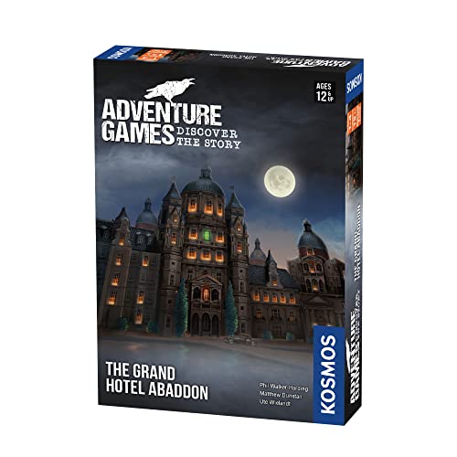 Thames & Kosmos , 695134, Adventure Game: The Grand Hotel Abaddon, Adventure Games, Replayable, Ages 12+