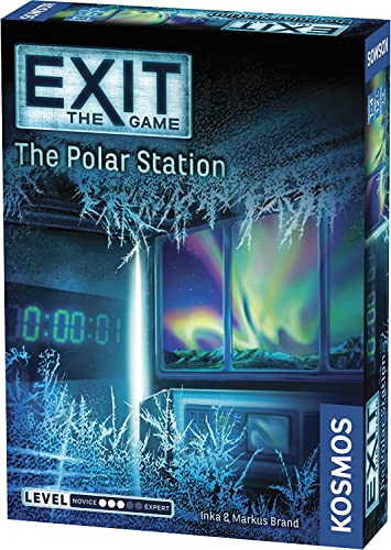 Thames & Kosmos – Exit: The Polar Station – Level: 3/5 – Unique Escape Room Game – 1-4 Players – Puzzle Solving Strategy Board Games for Adults & Kids, Ages 12+ - 692865