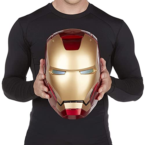 The Avengers Marvel Legends Iron Man - Casco electrónico, multicolor, talla única