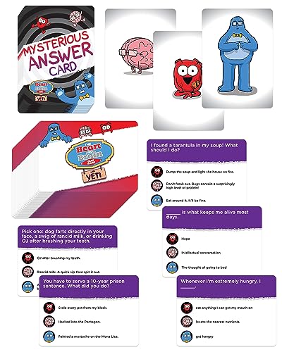 The Awkward Yeti Juego de cartas Heart and Brain