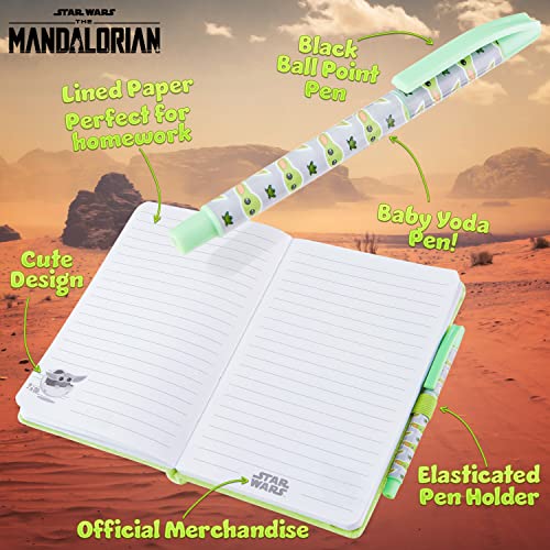 The Mandalorian Cuaderno Peluche y Bolígrafo Baby Yoda