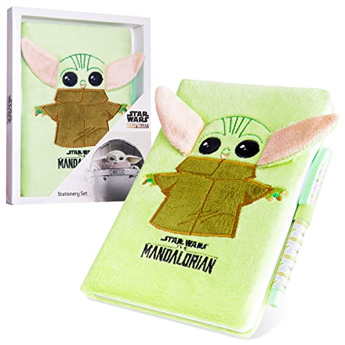 The Mandalorian Cuaderno Peluche y Bolígrafo Baby Yoda