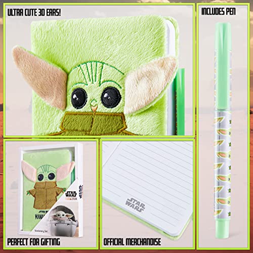 The Mandalorian Cuaderno Peluche y Bolígrafo Baby Yoda