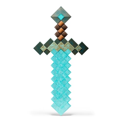 The Noble Collection Réplica Espada Diamond Sword Minecraft 50 cms