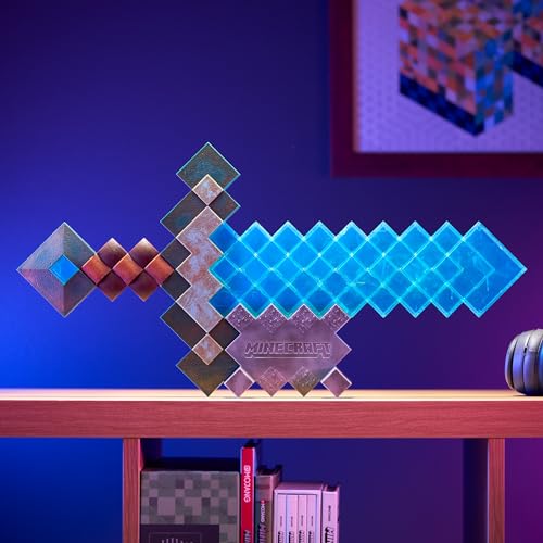 The Noble Collection Réplica Espada Diamond Sword Minecraft 50 cms