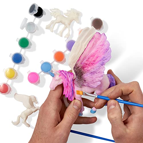 THE TWIDDLERS - Kit de 26 Piezas para Pintar tu Propio Unicornio/Diseños Variados - Actividad Divertida para Niños