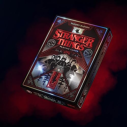 Theory 11 Stranger Things - Baraja de cartas de póquer premium, incluye bolsa de cartas cifradas