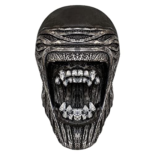 thoran 2 fundas para la cabeza de xenomorfo de Halloween, accesorios de disfraz de látex, para Halloween y adultos, accesorios de fiesta