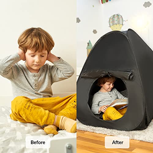 Tienda Sensorial | Rincón De Calma para Que Los Niños Jueguen Y Se Relajen | Ayuda En Autismo, TPS, Ansiedad Y Concentración | Sensory Tent Mini | Individual