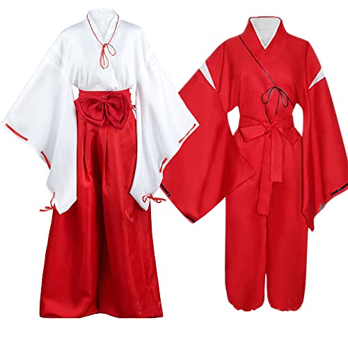 TIIFFY Anime inu-yasha k-ikyo Cosplay disfraces Kimono japonés uniforme vestido Halloween Navidad disfraces juego fiesta ( Color : B , Size : S )