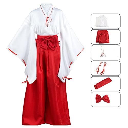 TIIFFY Anime inu-yasha k-ikyo Cosplay disfraces Kimono japonés uniforme vestido Halloween Navidad disfraces juego fiesta ( Color : B , Size : S )