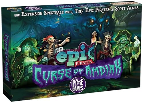 Tiny Epic - Lote de piratas francesas, extensión curse of Amdiak + 1 decaps Blumie (piratas + extensión)