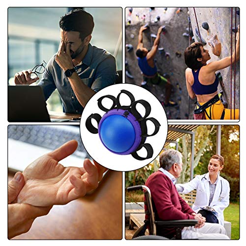 TLM Toys Pelota ejercitadora de Dedos - Ejercitador de Dedos y fortalecedor de Manos,Extensor Trainer Grip Stretcher Balls Finger Exerciser Ball para Escalada, Baloncesto y Yoga de Manos