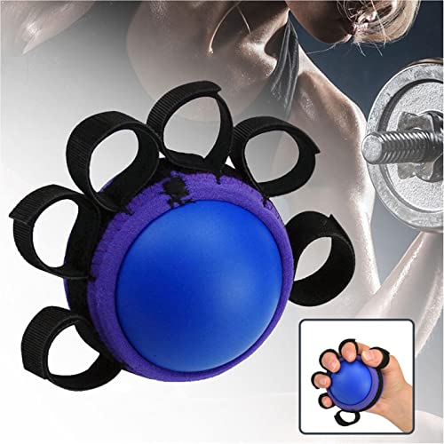 TLM Toys Pelota ejercitadora de Dedos - Ejercitador de Dedos y fortalecedor de Manos,Extensor Trainer Grip Stretcher Balls Finger Exerciser Ball para Escalada, Baloncesto y Yoga de Manos