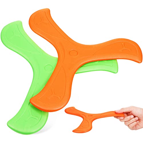 Toddmomy Boomerang De Retorno De 2 Piezas Boomerang De Espuma Suave En Forma De V para Principiantes Fácil De Lanzar para Niños Y Volar En Interiores O Exteriores