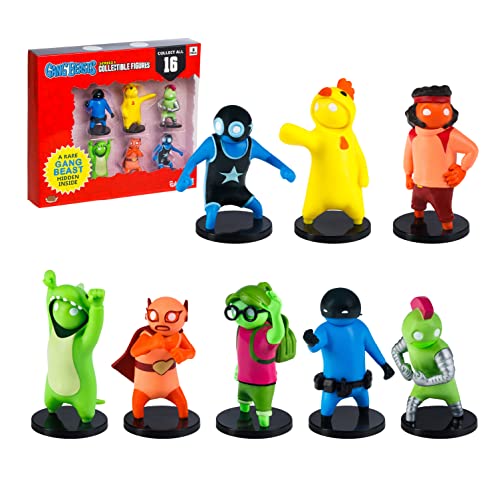 Toikido P.M.I. Gang Beasts Collectible Figures - 8 Pack Deluxe Box -Including 2 Rare Hidden Characters (S1) (Random) (GB2070)