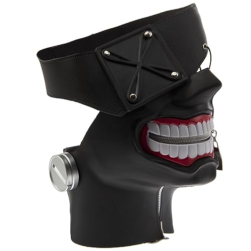 Tokyo Ghouls Kaneki Ken - Máscara de látex para Halloween, carnaval, fiesta de disfraces