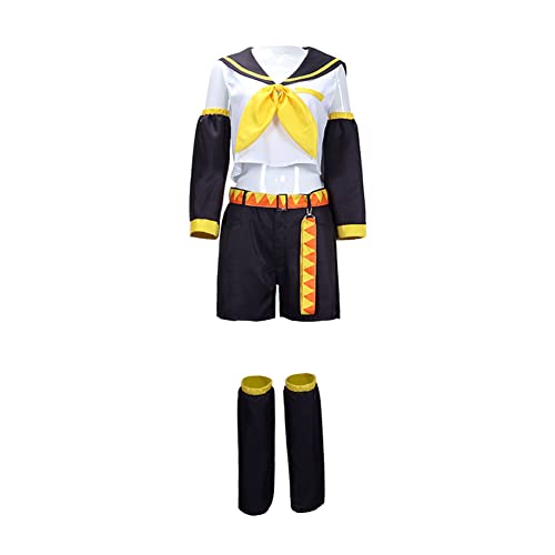 Tongyundacheng Kagamine Rin/Len - Disfraz de cosplay de Halloween, uniforme de marinero animé