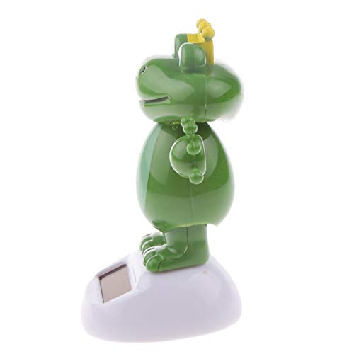 Top of top store Figura de rana Solar Swing Ornamentación Energía Verde Decoración Sol Solar Powered Sacudiendo Dancing Car Toy para la familia