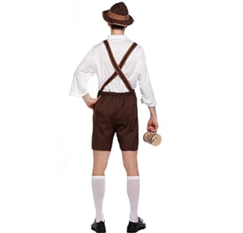 Top Totty Bobby Juego de rol Oktoberfest Bávaro Austriaco Lederhosen Cerveza Mono Halloween Cosplay Fancy Dress Up Pretend Costume Outfit