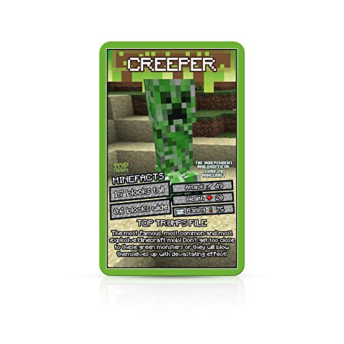 Top Trumps 037310 La guía no Oficial e Independiente del Juego de Cartas Minecraft, Verde