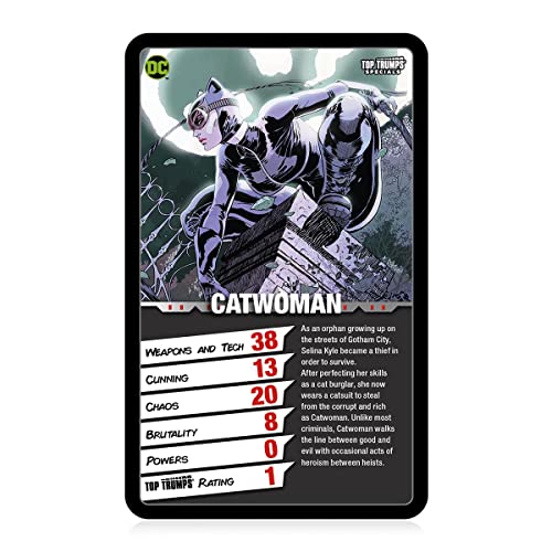 Top Trumps DC Comics Supervillains,Juego de cartas especial, Brainiac a Killer Frost y Harley Quinn, regalo y juguete para niños y niñas a partir de 6 años