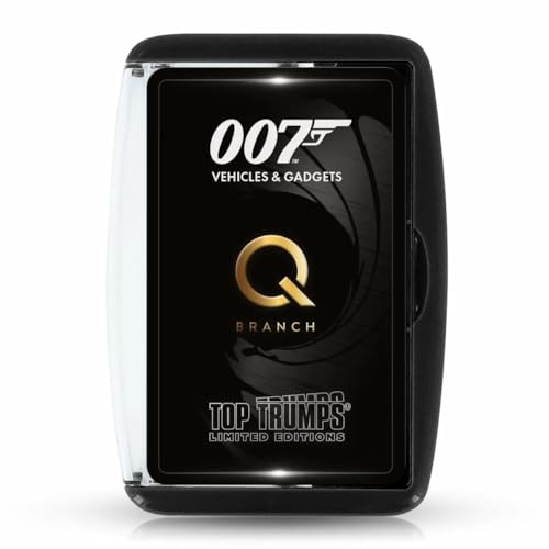 Top Trumps James Bond Gadgets y vehículos, Color Rosso (abgee WM01336-EN1-6)