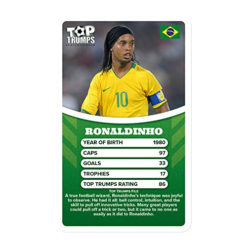 Top Trumps Leyendas del fútbol mundial - ¿Quién es tu héroe? Juego de cartas