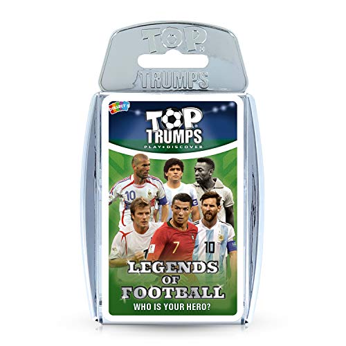 Top Trumps Leyendas del fútbol mundial - ¿Quién es tu héroe? Juego de cartas