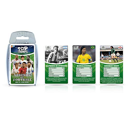 Top Trumps Leyendas del fútbol mundial - ¿Quién es tu héroe? Juego de cartas