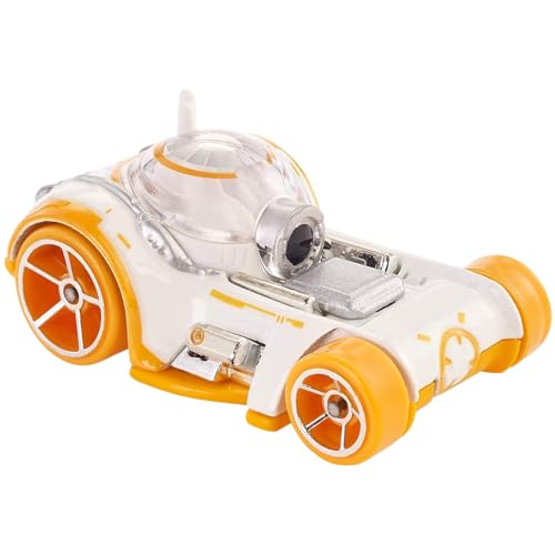 Toptoys2u Bargain Bundles Star-Wars The Mandalorian - Reloj de pared, llavero de voz de Clone Wars y coche de personajes Hot Wheels BB-8