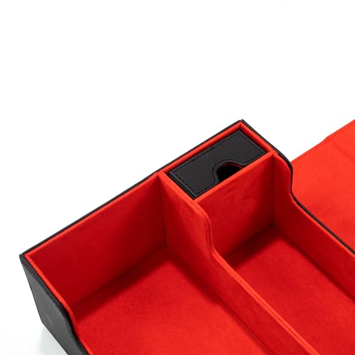 Torribaly PU MTG Deck Box, Yugioh Kartenbox Spielkarten Spielkarten Box Storage Boxes, Sammelkarten Aufbewahrung Karten Aufbewahrungsbox für 550+ Karten für Sammelkarten wie Yugioh, Poker