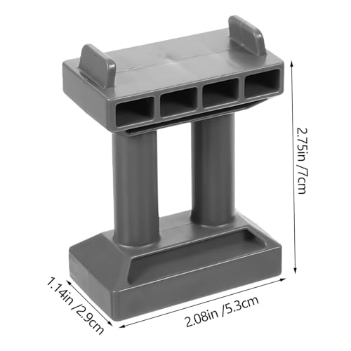 TOYANDONA 3 Piezas Accesorios De Vía De Tren Decoración Soporte Juguetes Vía De Tren Adaptadores Tren De Juguete Puente Vías De Tren Conectores Puente DIY Modelo De Tren Puente Muelle