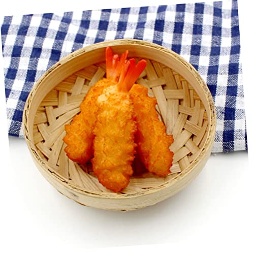 TOYANDONA 4 Piezas Tempura Simulada Pollo Frito Gambas Al Ajillo Tempura Japonesa Falsa Pollo Tempurizado Modelo Tempura Receta Tempura De Gambas Japón Cloruro De Polivinilo Niño Artificial