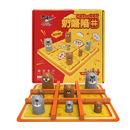 TOYANDONA Big Eat Setting Tic- TAC- Toe Game Game Set- Gobblet Gobblers Juego de Mesa Game de Estrategia Juego de Mesa de Ajedrez Juego de Juguete de Juego de Copa Copa Toy Educational Toy