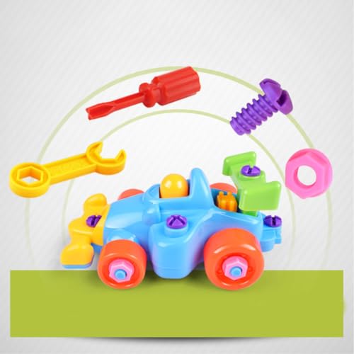 TOYANDONA Juguetes De Los Niños Juguetes Educativos Desmontar Juguete Montar Juguetes para Los Niños Montar Coche De Juguete Montar Coche para Niños Karting Niño Rompecabezas