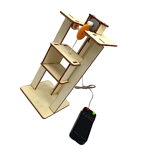 Toyvian 1 Juego De Materiales para Hacer Ascensores Juguetes Educativos Juguetes Educativos para Niños Juego para Niños Ascensor para Niños Juguete para Niños Ascensor De Madera