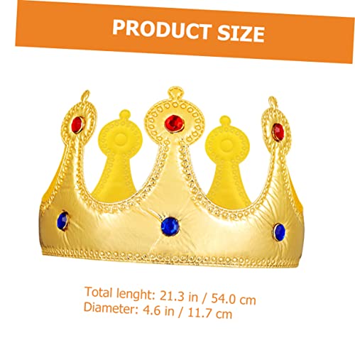 Toyvian 4 Piezas Corona Sombrero De Cumpleaños Banda Para El Cabello Peluche Technoblade Dorado Para Niños Cuervo De Fiesta De Cumpleaños Pastel Suministros Para La Fiesta Hombre Paño