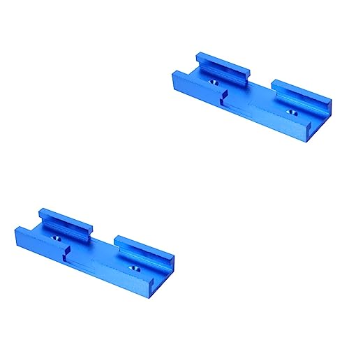 Toyvian Conector De 2 Uds Accesorios para Monopatín Kit De Banco De Trabajo Accesorios para Enrutador Y Accesorios Kit De Intersección De Pista En T Orbital Aleación De Aluminio