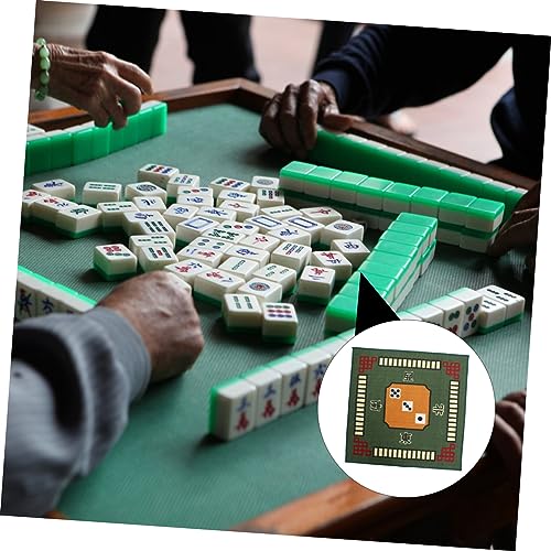 Toyvian Mahjong Mantel Verde Alfombra De Escritorio Manteles para Mesas Cuadradas Mantel Verde Jongg Juego De Mesa Cubierta De Cubierta De Juego Juegos De Cartas Cubierta De Mesa Poker