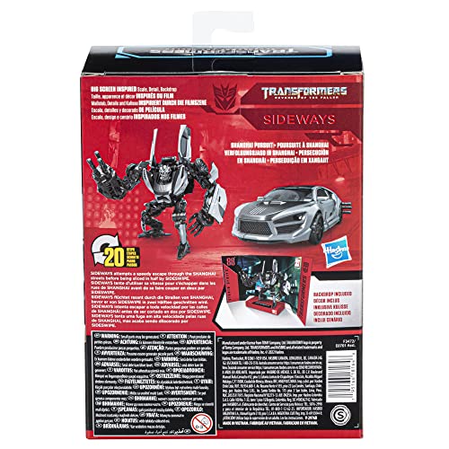 Transformers Estudio Series 88 Deluxe Clase Sideways Action Figure Venganza, a Partir de 8 años en adelante, 11 cm, F3472