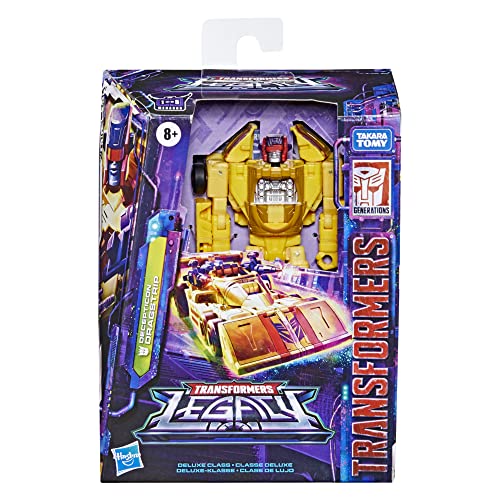 Transformers Juguetes Generations Legacy - Figura de Decepticon Dragstrip de Lujo - 13,5 cm - Edad: 8 F3020